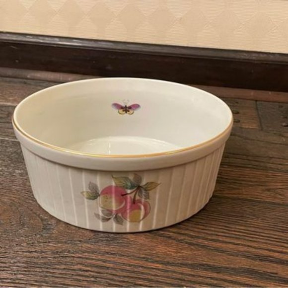 Andre Sadek Casserole, Soufflé Dish, Sadek, Fruit, Vintage - Picture 2 of 4